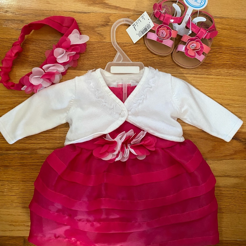 NEW!!! 5-Piece Children’s Place Easter Outfit 3-6 Mos.